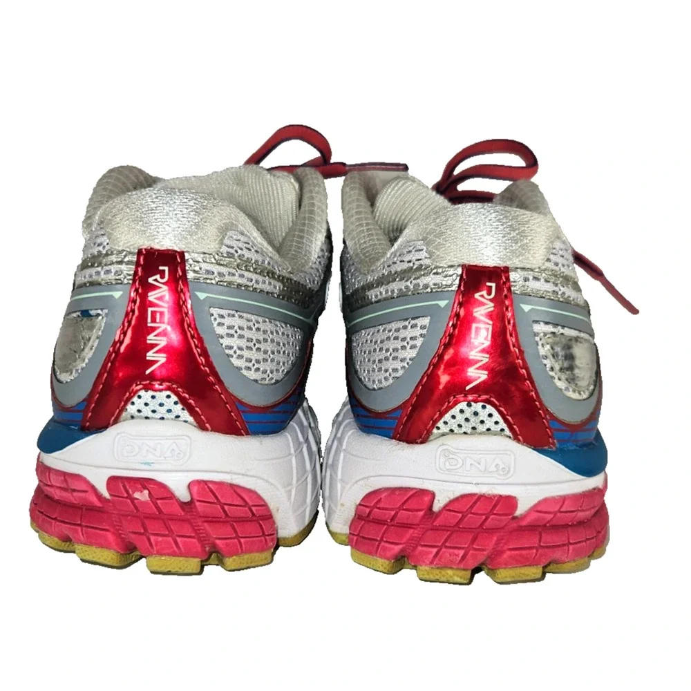 Brooks Ravenna 6 Women's Running Shoes Size 9 Silver Pink Athletic Sneakers